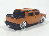 2001 Maisto Hummer H2 Concept Metalflake Copper Orange Die Cast Toy Car Vehicle