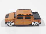 2001 Maisto Hummer H2 Concept Metalflake Copper Orange Die Cast Toy Car Vehicle