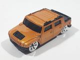 2001 Maisto Hummer H2 Concept Metalflake Copper Orange Die Cast Toy Car Vehicle
