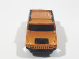 2001 Maisto Hummer H2 Concept Metalflake Copper Orange Die Cast Toy Car Vehicle