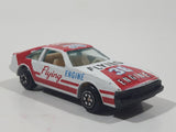 Vintage Yatming No. 1036 Toyota Celica Flying Engine #36 White Red Die Cast Toy Race Car Vehicle