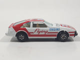 Vintage Yatming No. 1036 Toyota Celica Flying Engine #36 White Red Die Cast Toy Race Car Vehicle
