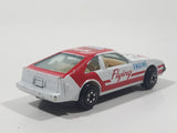 Vintage Yatming No. 1036 Toyota Celica Flying Engine #36 White Red Die Cast Toy Race Car Vehicle