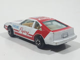 Vintage Yatming No. 1036 Toyota Celica Flying Engine #36 White Red Die Cast Toy Race Car Vehicle