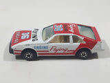 Vintage Yatming No. 1036 Toyota Celica Flying Engine #36 White Red Die Cast Toy Race Car Vehicle