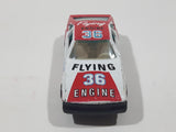 Vintage Yatming No. 1036 Toyota Celica Flying Engine #36 White Red Die Cast Toy Race Car Vehicle