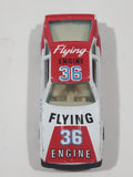 Vintage Yatming No. 1036 Toyota Celica Flying Engine #36 White Red Die Cast Toy Race Car Vehicle