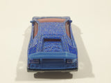 1992 Hot Wheels Lamborghini Diablo Blue with Red Glitter Die Cast Toy Exotic Sports Car Vehicle