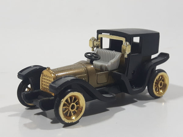 Vintage Reader's Digest High Speed Corgi Town Coupe Gold and Black No. HF9090 Classic Die Cast Toy Antique Car Vehicle