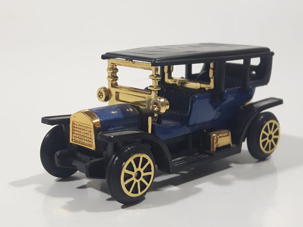 Vintage Reader's Digest High Speed Corgi No. 214 Brougham Royal Blue Black Gold Die Cast Toy Antique Classic Car Vehicle