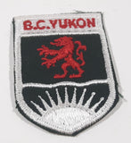 B.C. Yukon Scouts Canada 1 3/8" x 2 1/8" Fabric Patch Badge