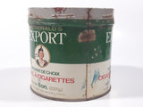 Vintage Macdonald's Export Finest Virginia Cigarette Tobacco 8 oz Metal Tin Can No Lid