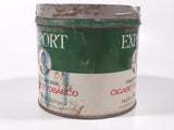 Vintage Macdonald's Export Finest Virginia Cigarette Tobacco 8 oz Metal Tin Can No Lid