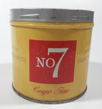 Vintage 1960s Black Cat No. Number 7 Fine Cut Tobacco Tin No Lid