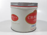 Vintage Rock City Craven "A" Cigarette Tobacco 8 oz Metal Tin Can No Lid