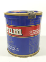 Rare Vintage Douwe Egbert's Drum Bright and Dark Cigarette Tobacco Dark Blue Tin Metal Can