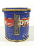 Rare Vintage Douwe Egbert's Drum Bright and Dark Cigarette Tobacco Dark Blue Tin Metal Can