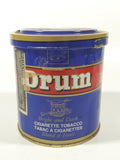 Rare Vintage Douwe Egbert's Drum Bright and Dark Cigarette Tobacco Dark Blue Tin Metal Can