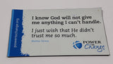 Power To Change Mother Teresa Quote 2" x 3 1/2" Thin Rubber Fridge Magnet