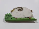 Sheep Themed 2 1/8" x 2 5/8" 3D Resin Fridge Magnet