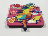 Taiwan 3D 2 5/8" x 3 1/4" Thick Rubber Fridge Magnet