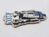 Lucasfilm Ltd. Star Wars R2D2 Shaped 1 3/4" x 3" Thick Paper Fridge Magnet