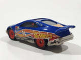 1999 Hot Wheels Future NASCAR Blue Die Cast Toy Car Vehicle McDonald's Happy Meal