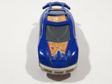 1999 Hot Wheels Future NASCAR Blue Die Cast Toy Car Vehicle McDonald's Happy Meal