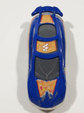 1999 Hot Wheels Future NASCAR Blue Die Cast Toy Car Vehicle McDonald's Happy Meal