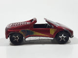 1998 Hot Wheels Speed Demons Pontiac Salsa Dark Red Die Cast Toy Car Vehicle