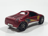 1998 Hot Wheels Speed Demons Pontiac Salsa Dark Red Die Cast Toy Car Vehicle