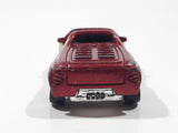 1998 Hot Wheels Speed Demons Pontiac Salsa Dark Red Die Cast Toy Car Vehicle
