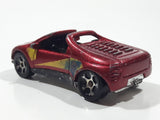 1998 Hot Wheels Speed Demons Pontiac Salsa Dark Red Die Cast Toy Car Vehicle