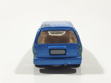2000 Hot Wheels World Tour Dodge Caravan Metalflake Blue Die Cast Toy Car Vehicle