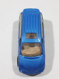 2000 Hot Wheels World Tour Dodge Caravan Metalflake Blue Die Cast Toy Car Vehicle