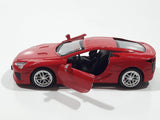 MSZ Lexus LF-A Red 1:43 Scale Pull Back Die Cast Toy Car Vehicle with Opening Doors
