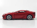 MSZ Lexus LF-A Red 1:43 Scale Pull Back Die Cast Toy Car Vehicle with Opening Doors