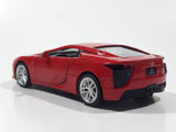 MSZ Lexus LF-A Red 1:43 Scale Pull Back Die Cast Toy Car Vehicle with Opening Doors