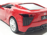MSZ Lexus LF-A Red 1:43 Scale Pull Back Die Cast Toy Car Vehicle with Opening Doors