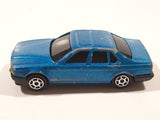 Vintage Majorette Sonic Flashers BMW 750i Blue Die Cast Toy Car Vehicle