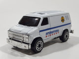 Welly International Airport Van White Die Cast Toy Car Vehicle