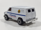 Welly International Airport Van White Die Cast Toy Car Vehicle