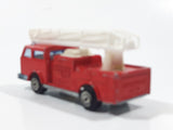 Vintage Majorette Pompier Fire Ladder Truck No. 207 Red 1/100 Scale Die Cast Toy Car Firefighting Rescue Emergency Vehicle