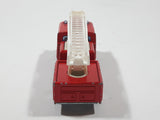 Vintage Majorette Pompier Fire Ladder Truck No. 207 Red 1/100 Scale Die Cast Toy Car Firefighting Rescue Emergency Vehicle