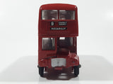 Vintage A Budgie Toy A.E.C. "Routemaster" 64 Seater London Transport Red Double Decker Bus Die Cast Toy Car Vehicle