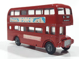 Vintage A Budgie Toy A.E.C. "Routemaster" 64 Seater London Transport Red Double Decker Bus Die Cast Toy Car Vehicle