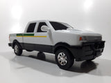 ERTL John Deere Pickup Truck White Plastic and Pressed Steel Die Cast Toy Car Vehicle 8 1/2" Long