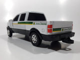 ERTL John Deere Pickup Truck White Plastic and Pressed Steel Die Cast Toy Car Vehicle 8 1/2" Long