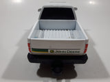 ERTL John Deere Pickup Truck White Plastic and Pressed Steel Die Cast Toy Car Vehicle 8 1/2" Long