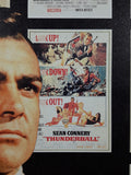 Vintage 1988 James Bond 007 Series Sean Connery Actor White 11" x 16" Tin Metal Sign